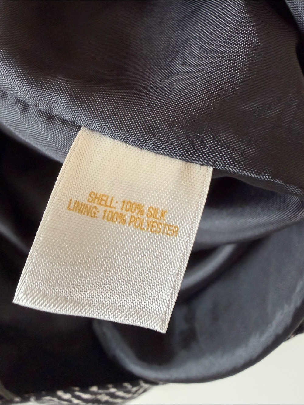 KATE SPADE 100% SILK HERRINGBONE TIE FRONT DRESS - Picture 11 of 16